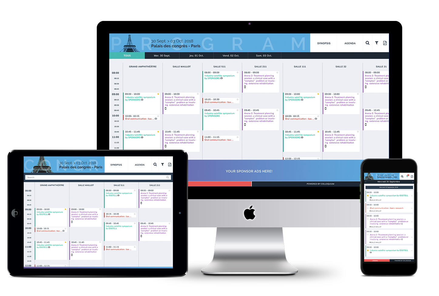Programme site web